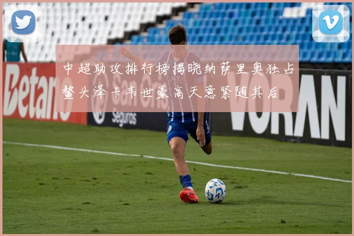 中超助攻排行榜揭晓纳萨里奥独占鳌头泽卡韦世豪高天意紧随其后